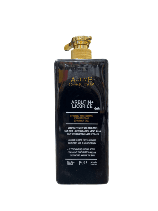 Active Caviar Drip Shower Gel 1000ml - Arbutin Licorice